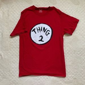 Thing 2 T-shirt; Unisex; size S
